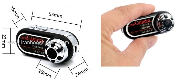 کوچکترین دوربین مخفی بی سیم با برد بالا